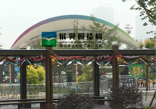 廈門海滄兒童公園張拉膜結構看臺工程