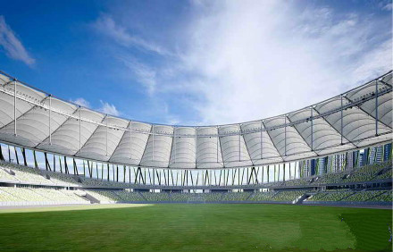 膜結(jié)構(gòu)體育場館，體現(xiàn)舉重若輕“素顏”美