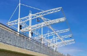 廣州天河區(qū)膜結構看臺工程進展情況